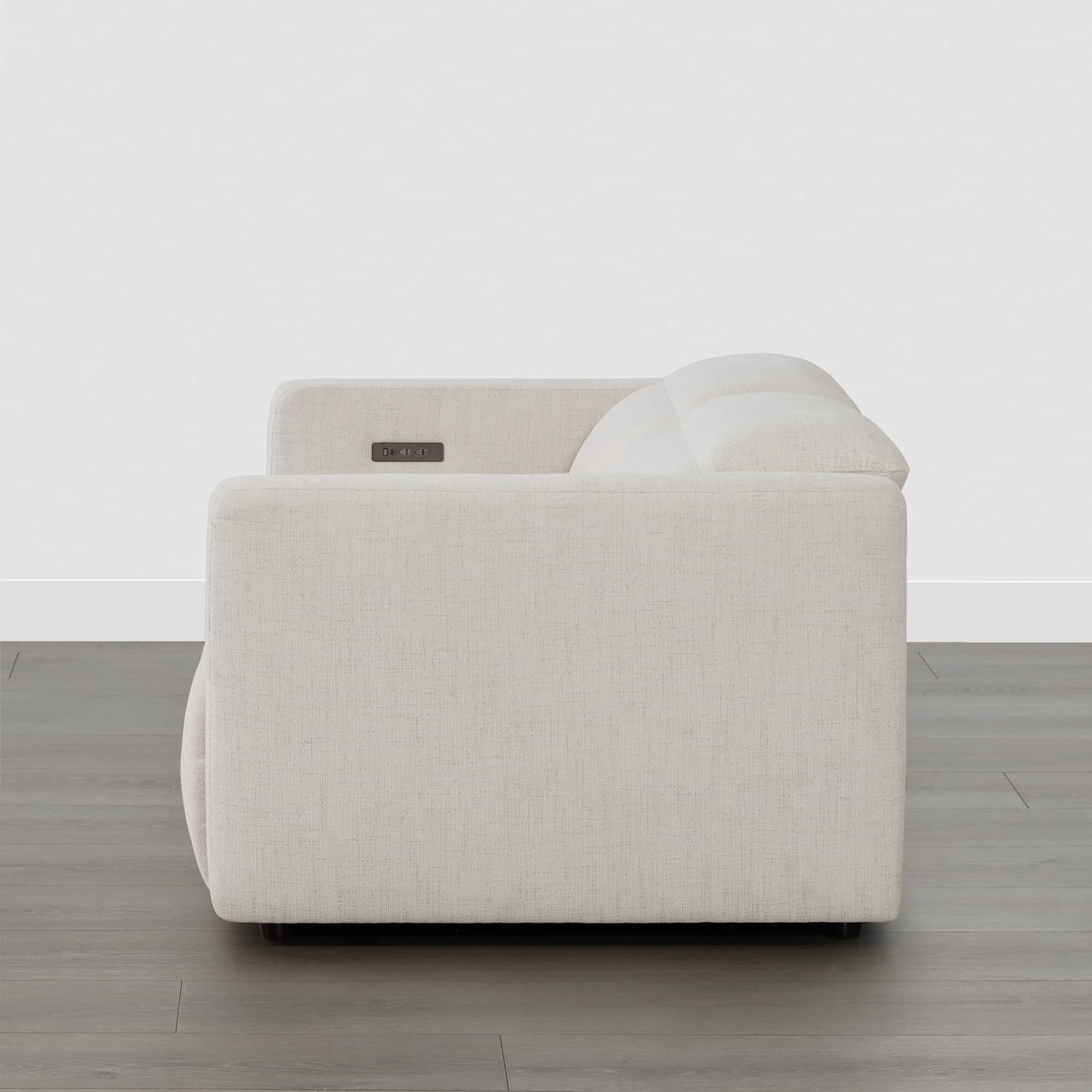 Oliver 2-Seat Wall-hugger Reclining Sectional Sofa with Power Headrest