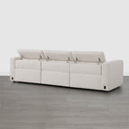 Oliver 3-Seat Wall-hugger Reclining Sectional Sofa with Power Headrest