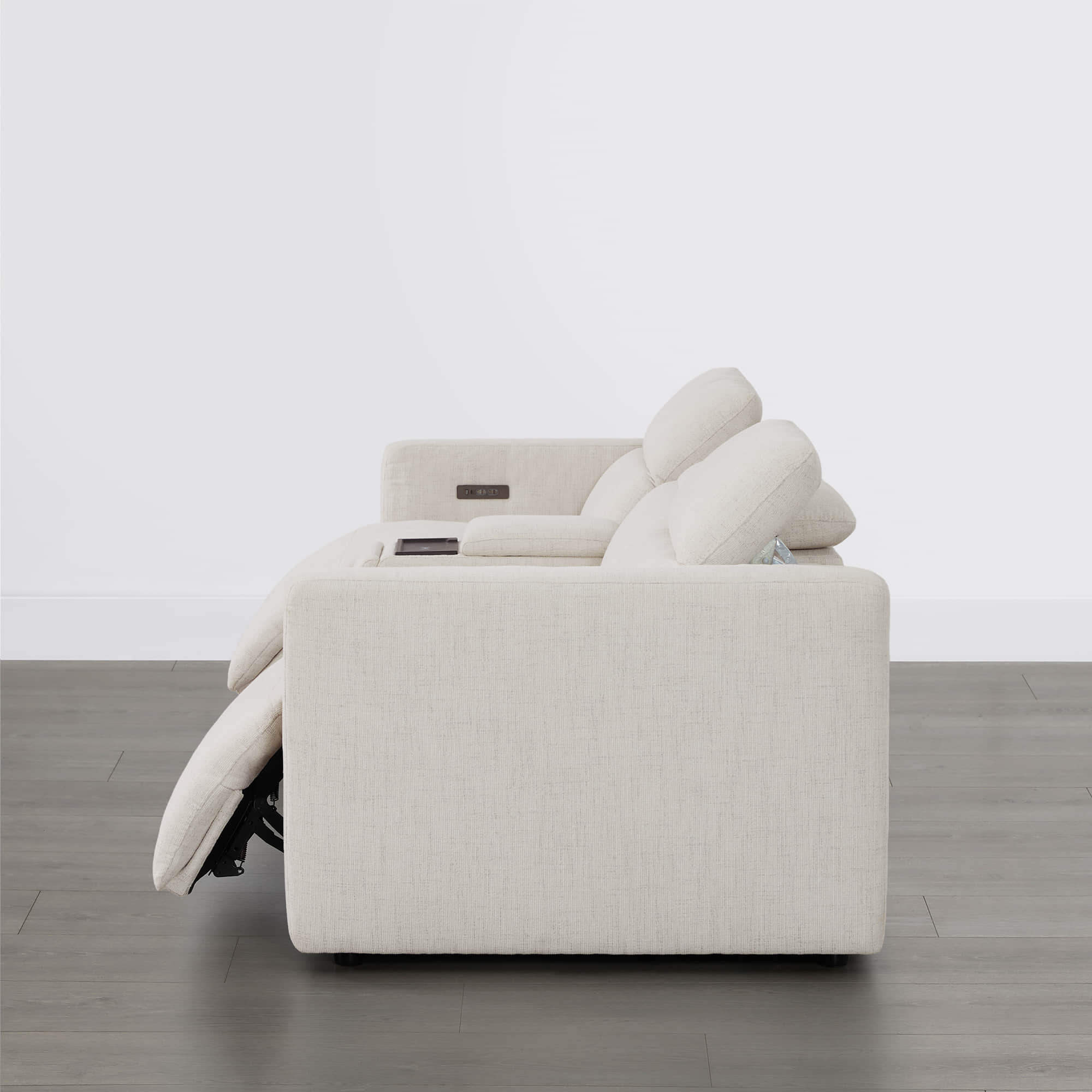 Oliver 3-Seat Wall-hugger Reclining Sectional Sofa with Power Headrest