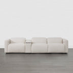 Oliver 3-Seat Wall-hugger Reclining Sectional Sofa with Power Headrest