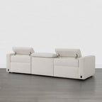 Oliver 3-Seat Wall-hugger Reclining Sectional Sofa with Power Headrest