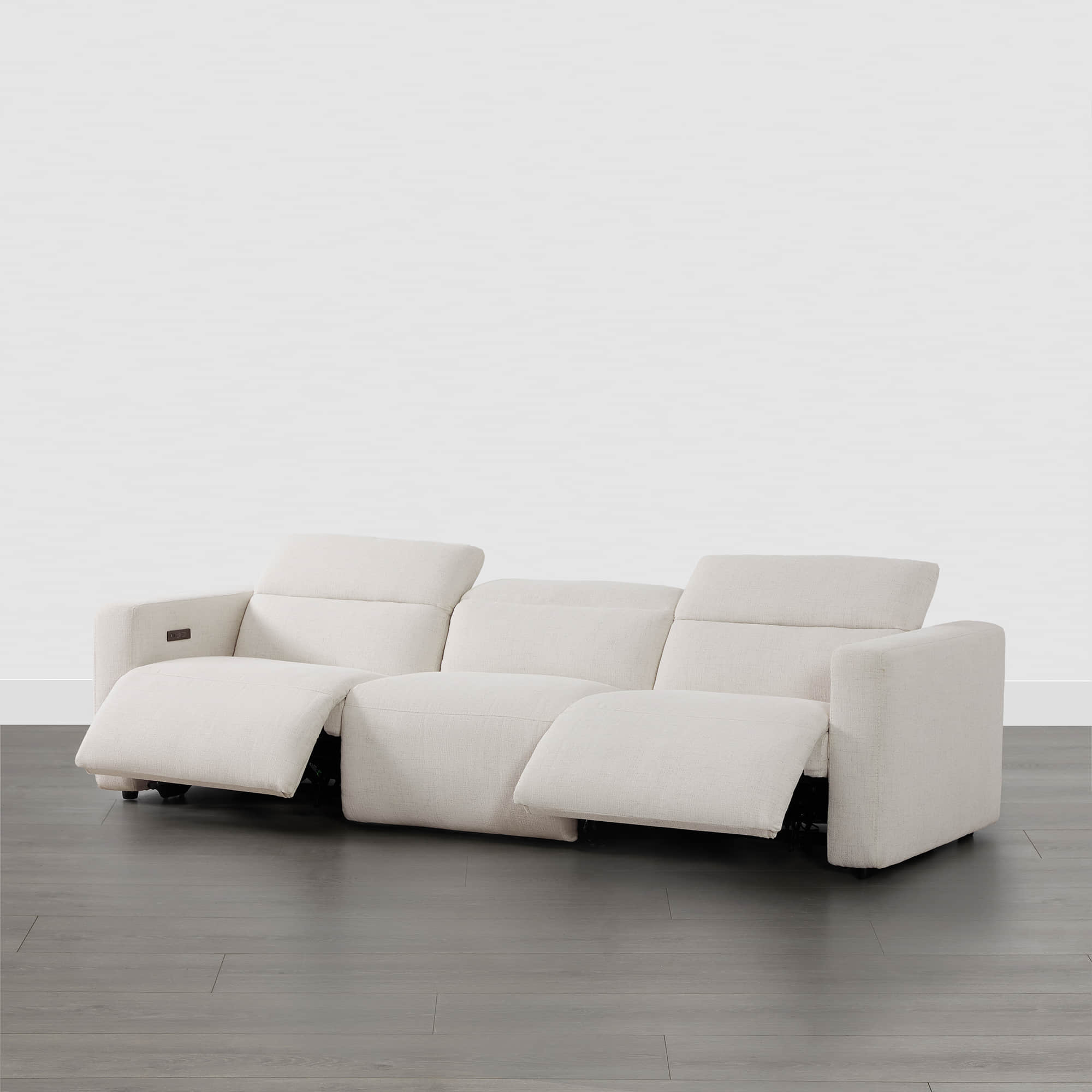 Oliver 3-Seat Wall-hugger Reclining Sectional Sofa with Power Headrest