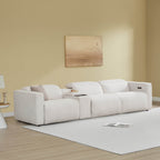 Oliver 3-Seat Wall-hugger Reclining Sectional Sofa with Power Headrest