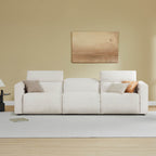 Oliver 3-Seat Wall-hugger Reclining Sectional Sofa with Power Headrest