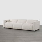 Oliver 3-Seat Wall-hugger Reclining Sectional Sofa with Power Headrest