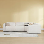 Oliver 4-Seat Wall-hugger Reclining Sectional Sofa with Power Headrest