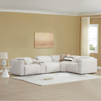 Oliver 4-Seat Wall-hugger Reclining Sectional Sofa with Power Headrest