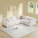 Oliver 4-Seat Wall-hugger Reclining Sectional Sofa with Power Headrest