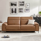 Owen Genuine Leather Reclining Sofa with Power Headrest