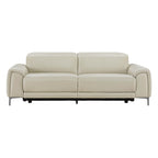 Owen Genuine Leather Reclining Sofa with Power Headrest