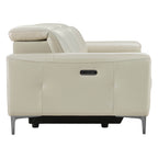 Owen Genuine Leather Reclining Sofa with Power Headrest