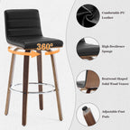 26/29 Faux Leather Swivel Bar/Counter Stools, Set of 2/3