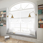 2 Set Modern Swing Arm Lights Adjustable Plug-in Hardwired Wall Sconces