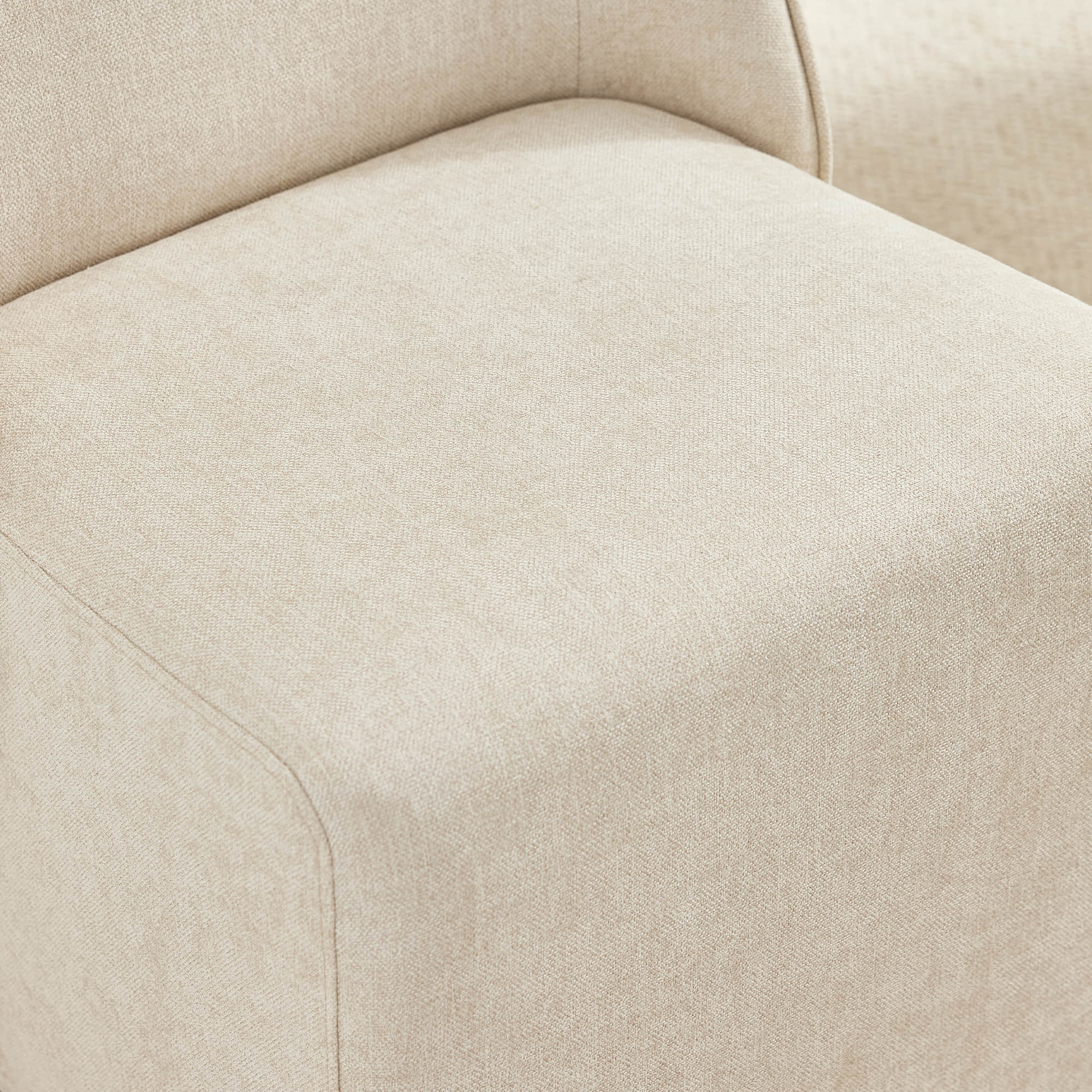 Soren Leather Rolling Dining Chair with Casters Base