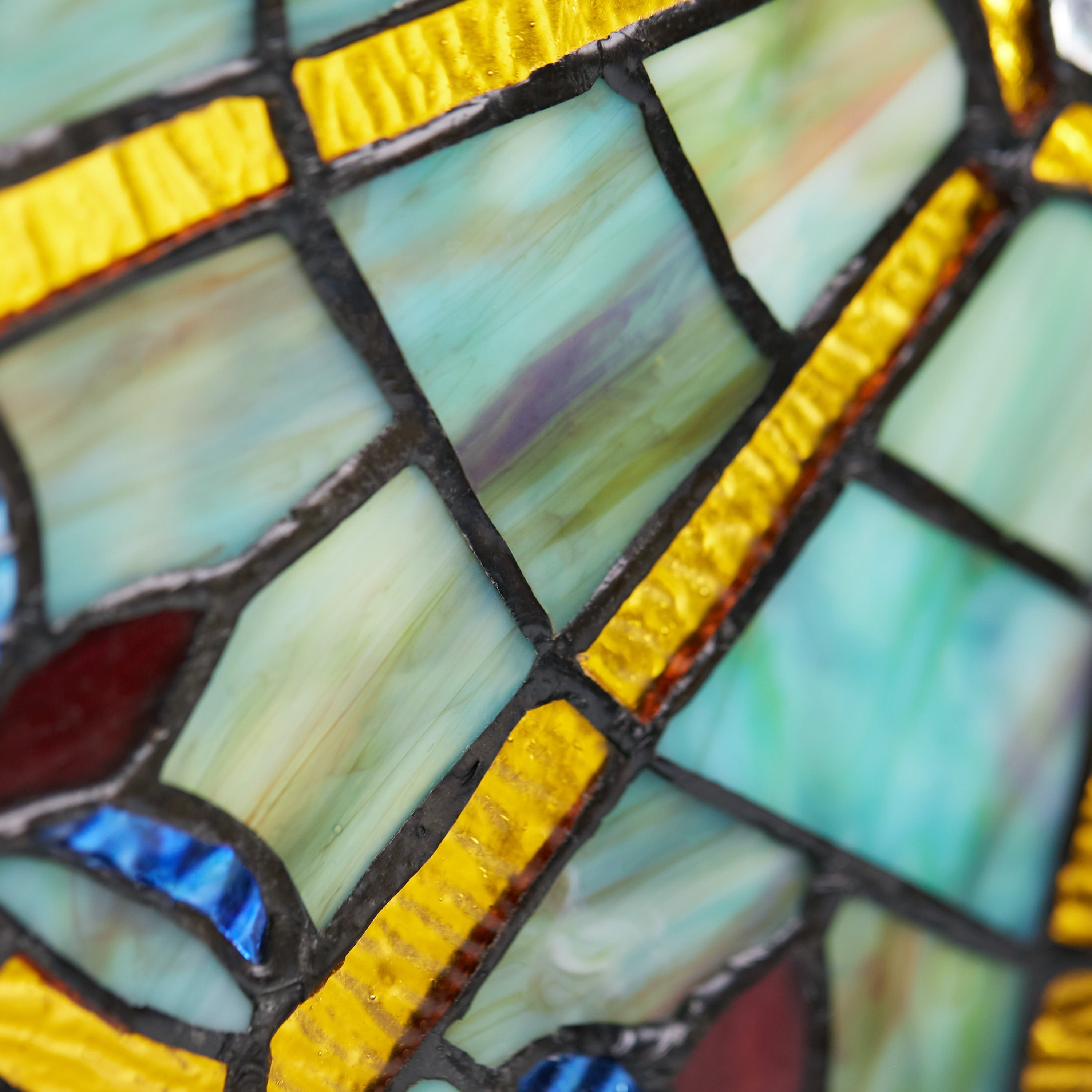 22 H Victorian Stained Glass Window Panel by River of Goods