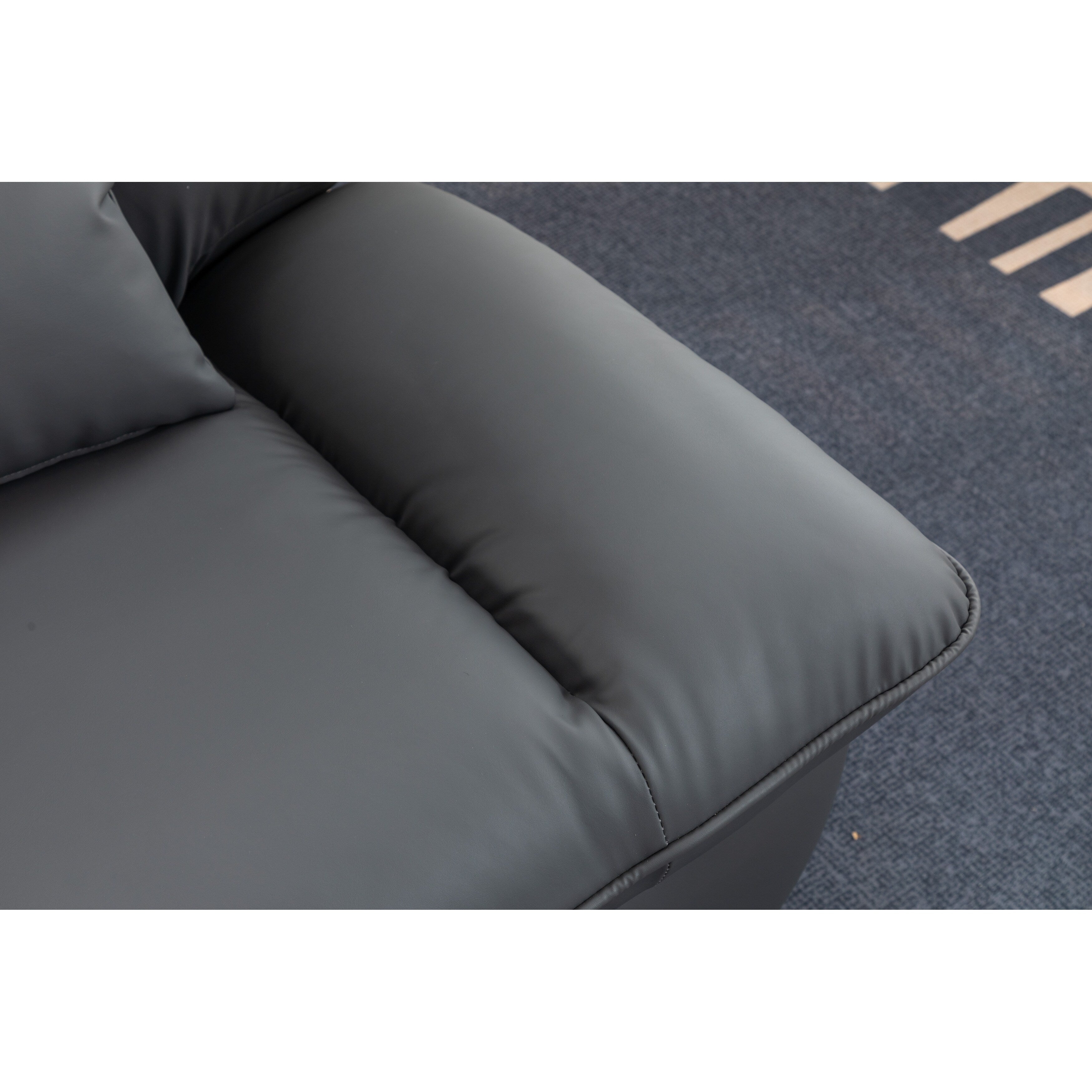 Swivel Glider Power Recliner with Bluetooth Speakers, Phone Holder, USB and Type-C Charging Ports, Hidden Arm Storage