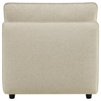 Teleri 3-seat Modular Curved Sofa with Wood Leg