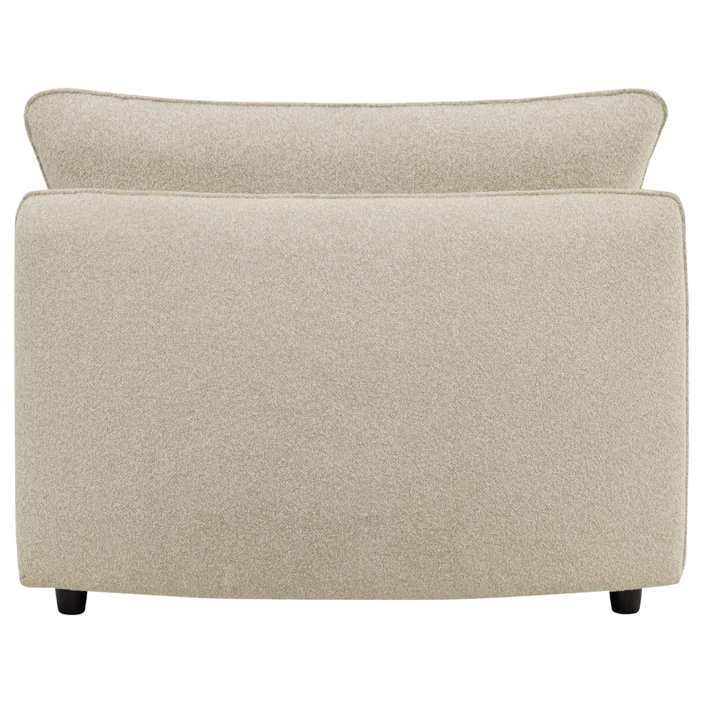 Teleri 3-seat Modular Curved Sofa with Wood Leg