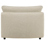 Teleri 3-seat Modular Curved Sofa with Wood Leg