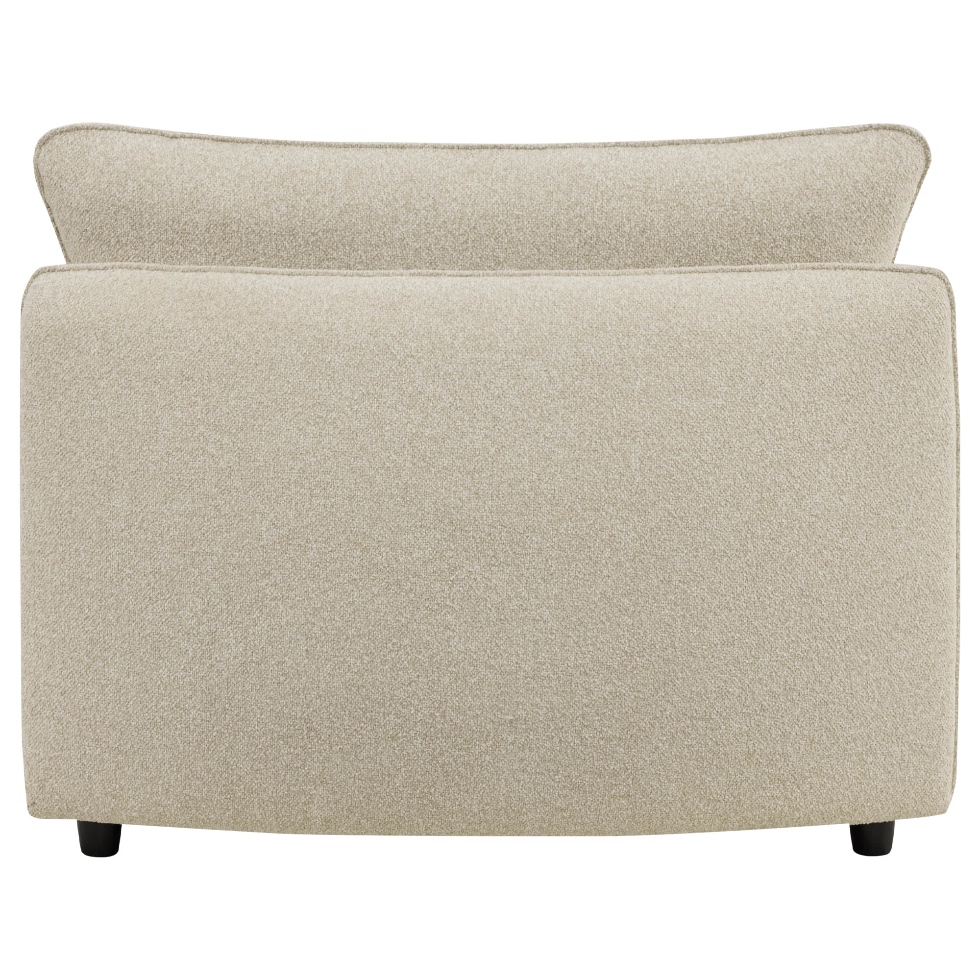 Teleri 3-seat Modular Curved Sofa with Wood Leg