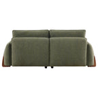 Teleri 5-seat Modular Curved Sofa with Wood Leg