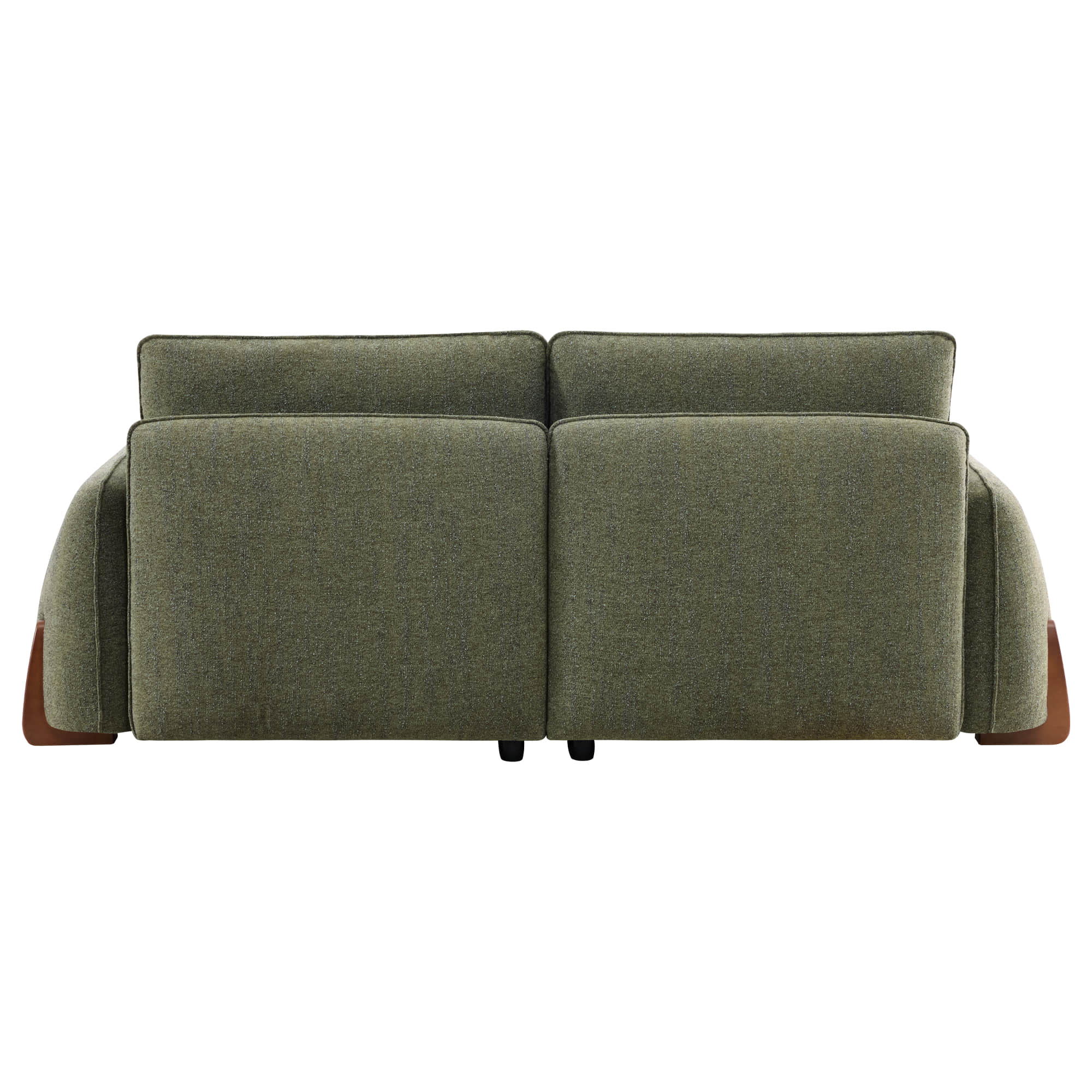 Teleri 4-seat Modular Curved Sofa with Wood Leg