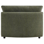 Teleri 5-seat Modular Curved Sofa with Wood Leg