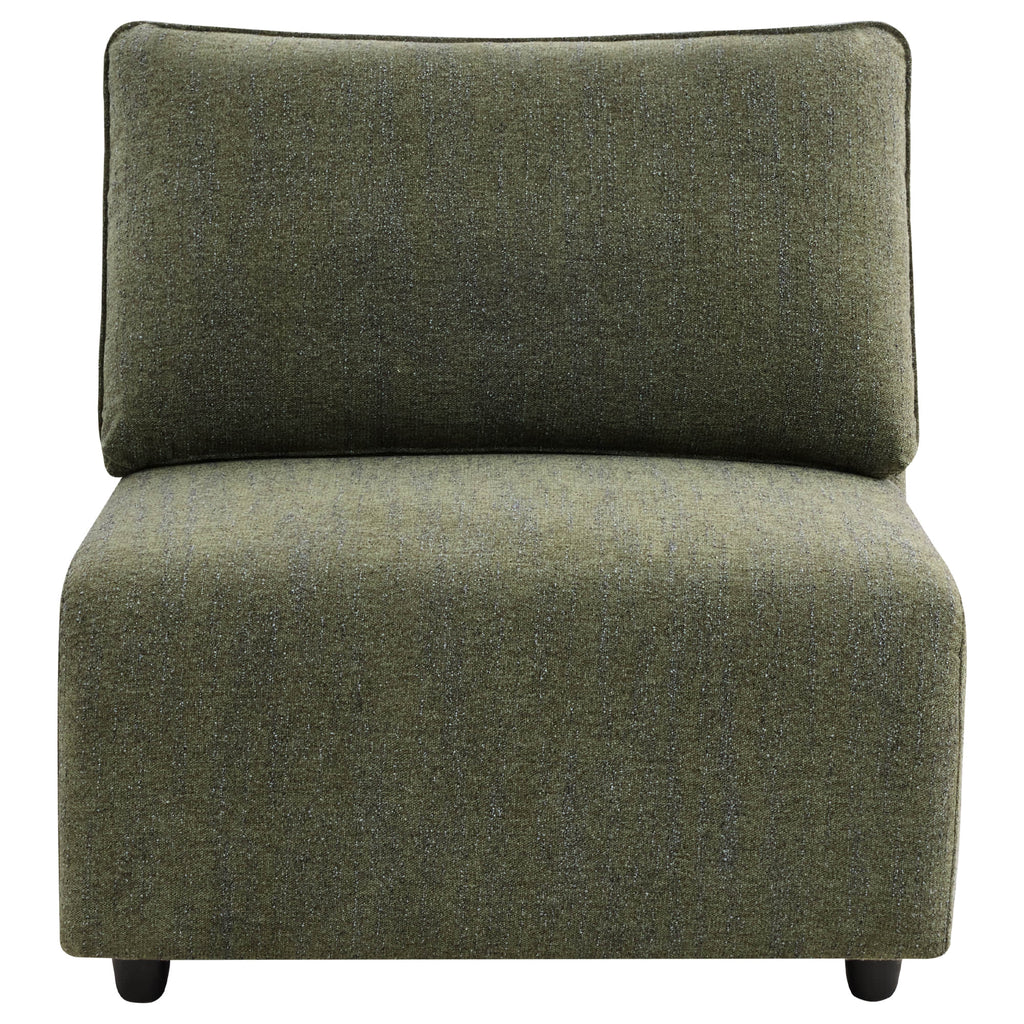 Teleri 3-seat Modular Curved Sofa with Wood Leg