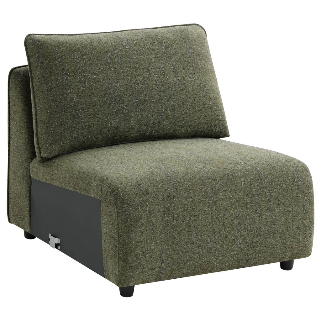 Teleri 2-seat Modular Curved Sofa with Wood Leg