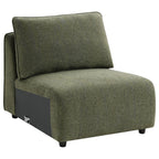 Teleri 2-seat Modular Curved Sofa with Wood Leg