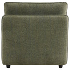 Teleri 2-seat Modular Curved Sofa with Wood Leg