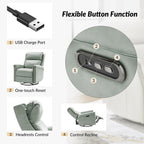 Tobias Traditional Swivel And Rocker Power Recliner Set of 2 by HULALA HOME