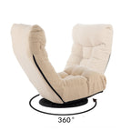 Upholstered Armless Recliner Set with Ottoman and Adjustable Headrest