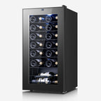 17 Inch 28 Bottle Wine/Beverage Fridge, Stainless Steel Wine Cooler for Home & Commercial Use
