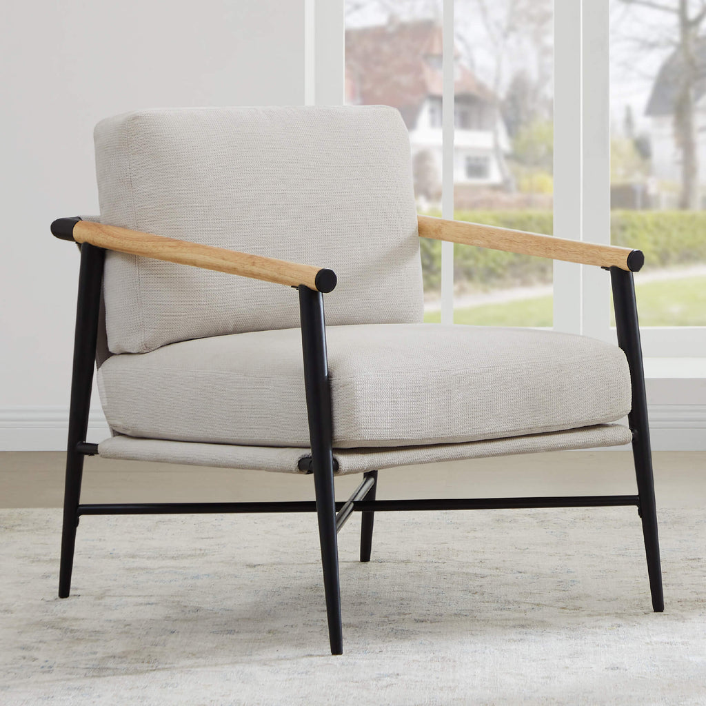 Fauteuil d'appoint moderne Charlotte
