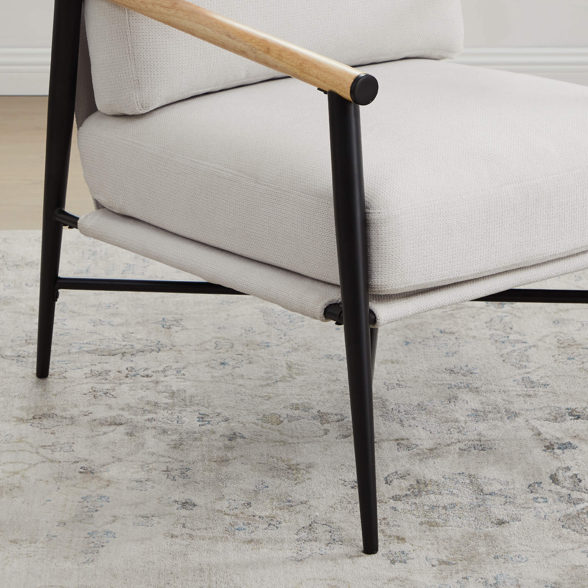 Fauteuil d'appoint moderne Charlotte