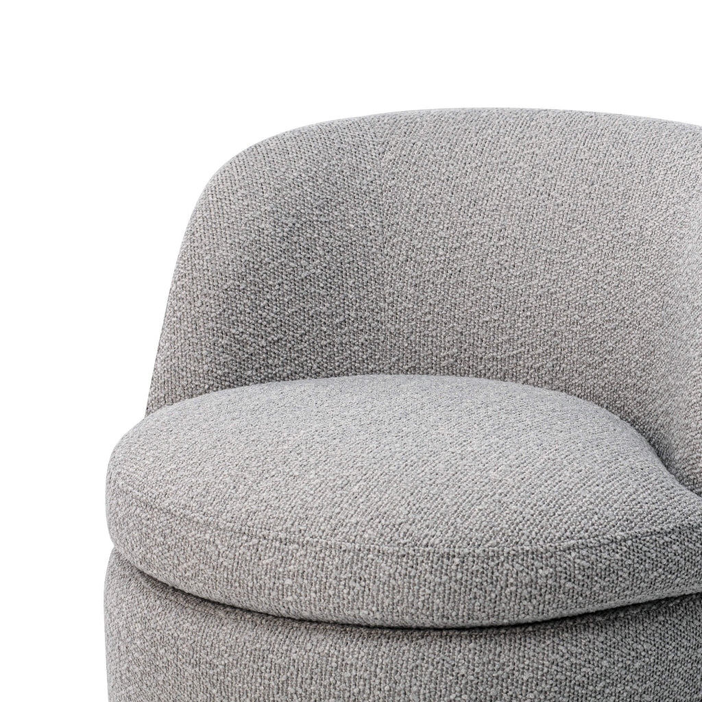 Jolie Performance Boucle Swivel Accent Chair