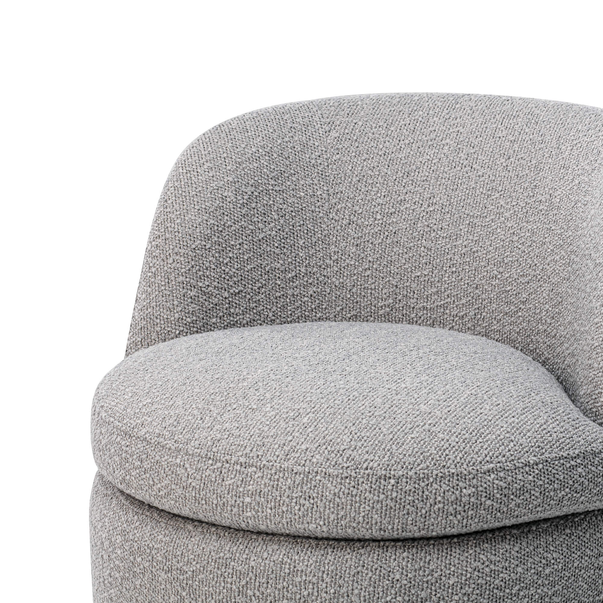 Jolie Performance Boucle Swivel Accent Chair