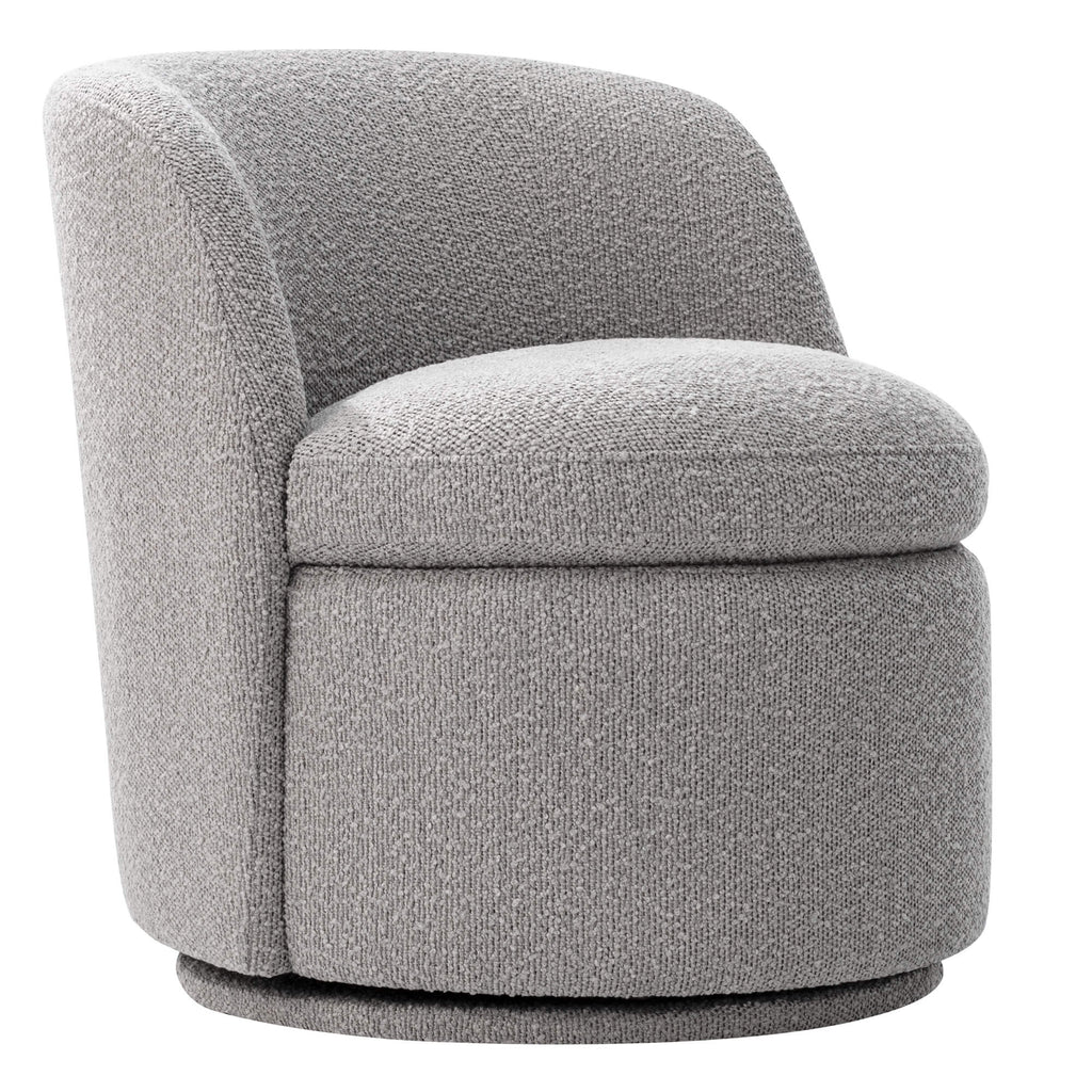 Jolie Performance Boucle Swivel Accent Chair