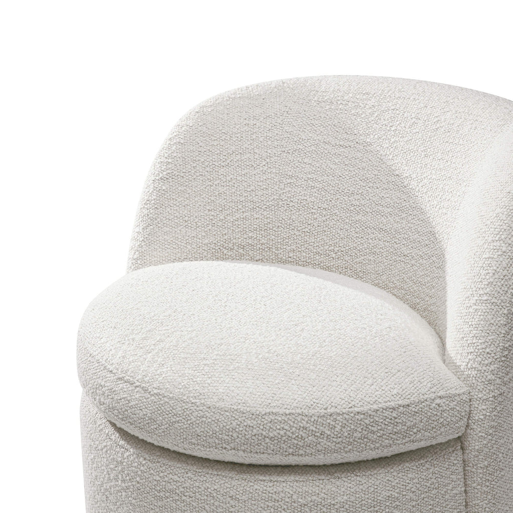 Jolie Performance Boucle Swivel Accent Chair
