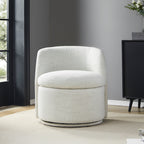 Jolie Performance Boucle Swivel Accent Chair