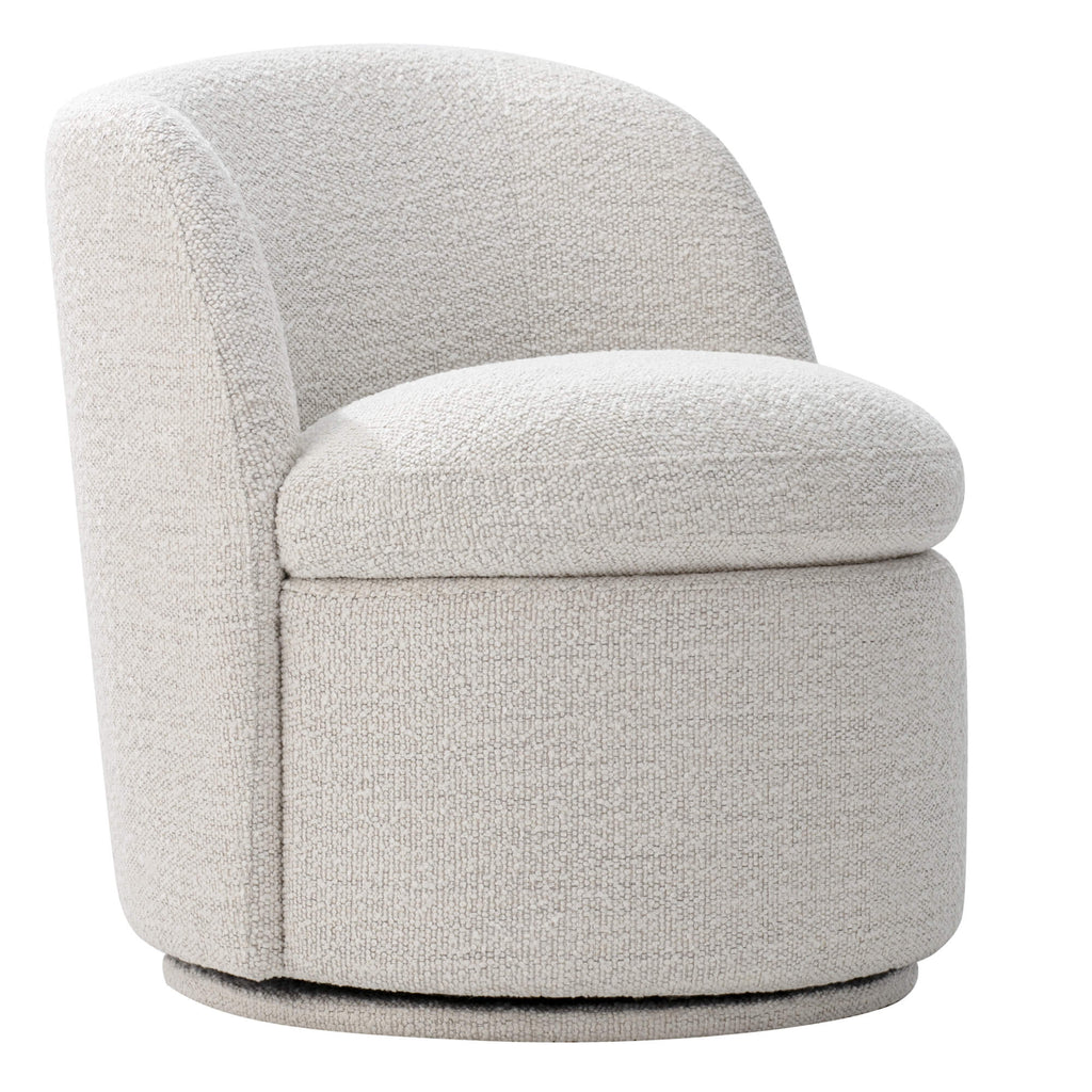 Jolie Performance Boucle Swivel Accent Chair