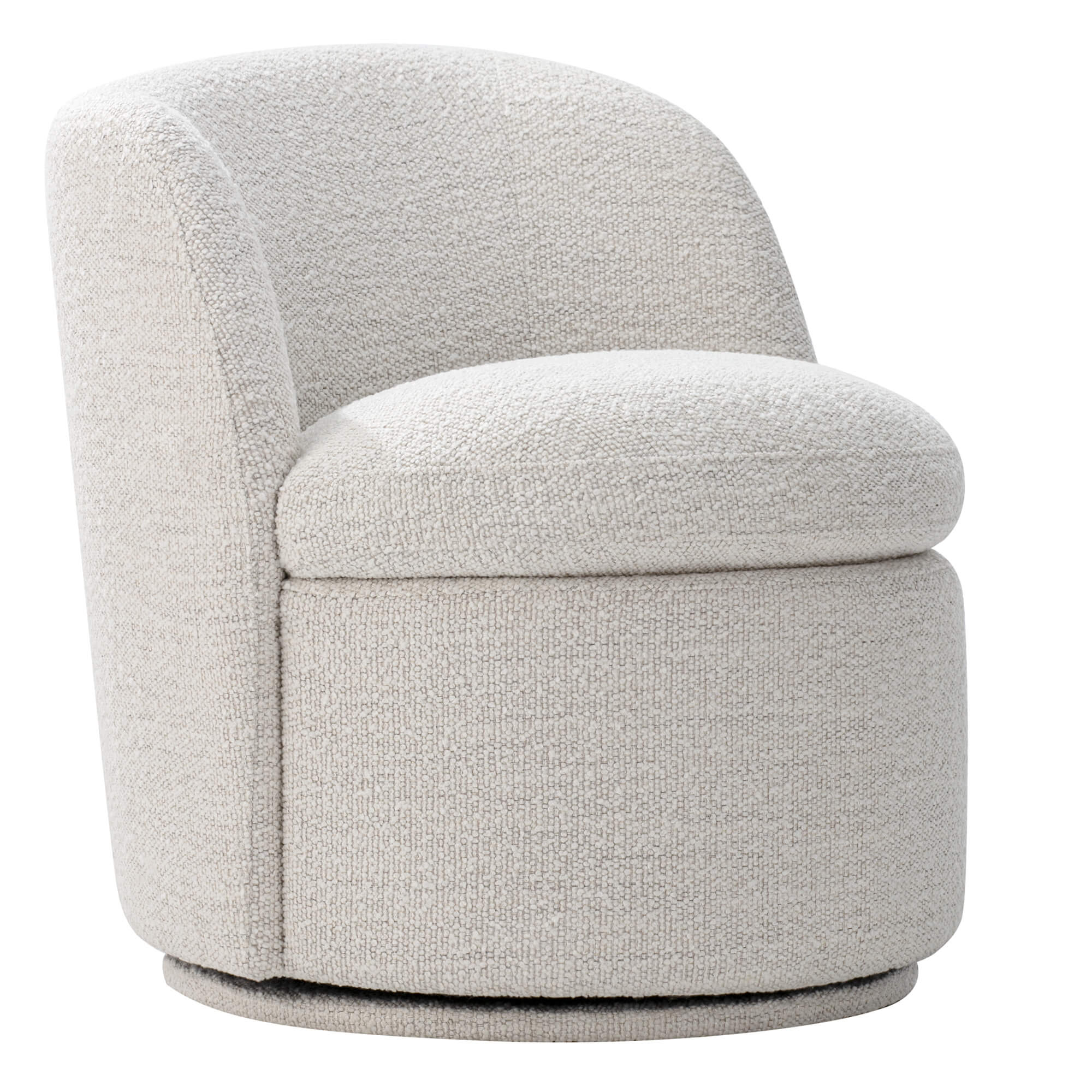 Jolie Performance Boucle Swivel Accent Chair