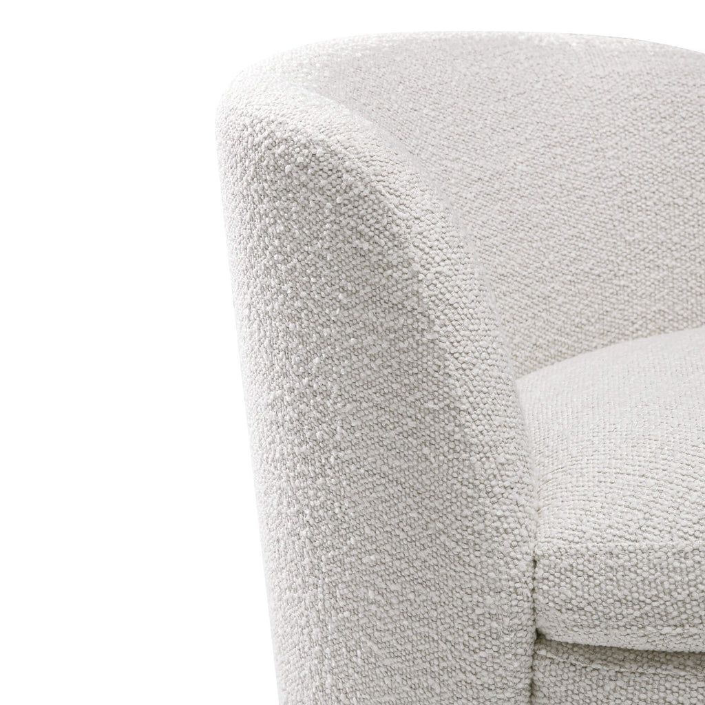 Jolie Performance Boucle Swivel Accent Chair
