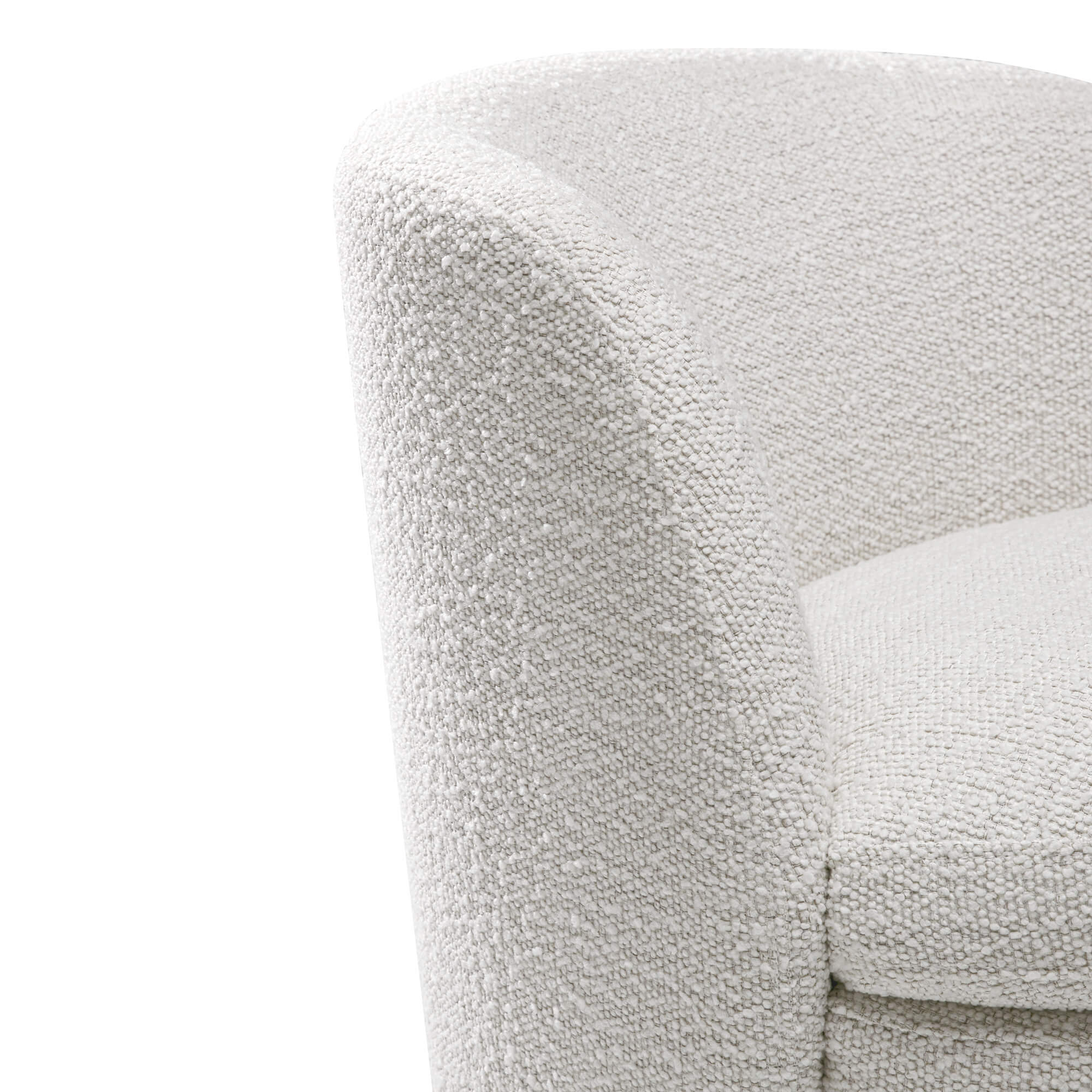 Jolie Performance Boucle Swivel Accent Chair