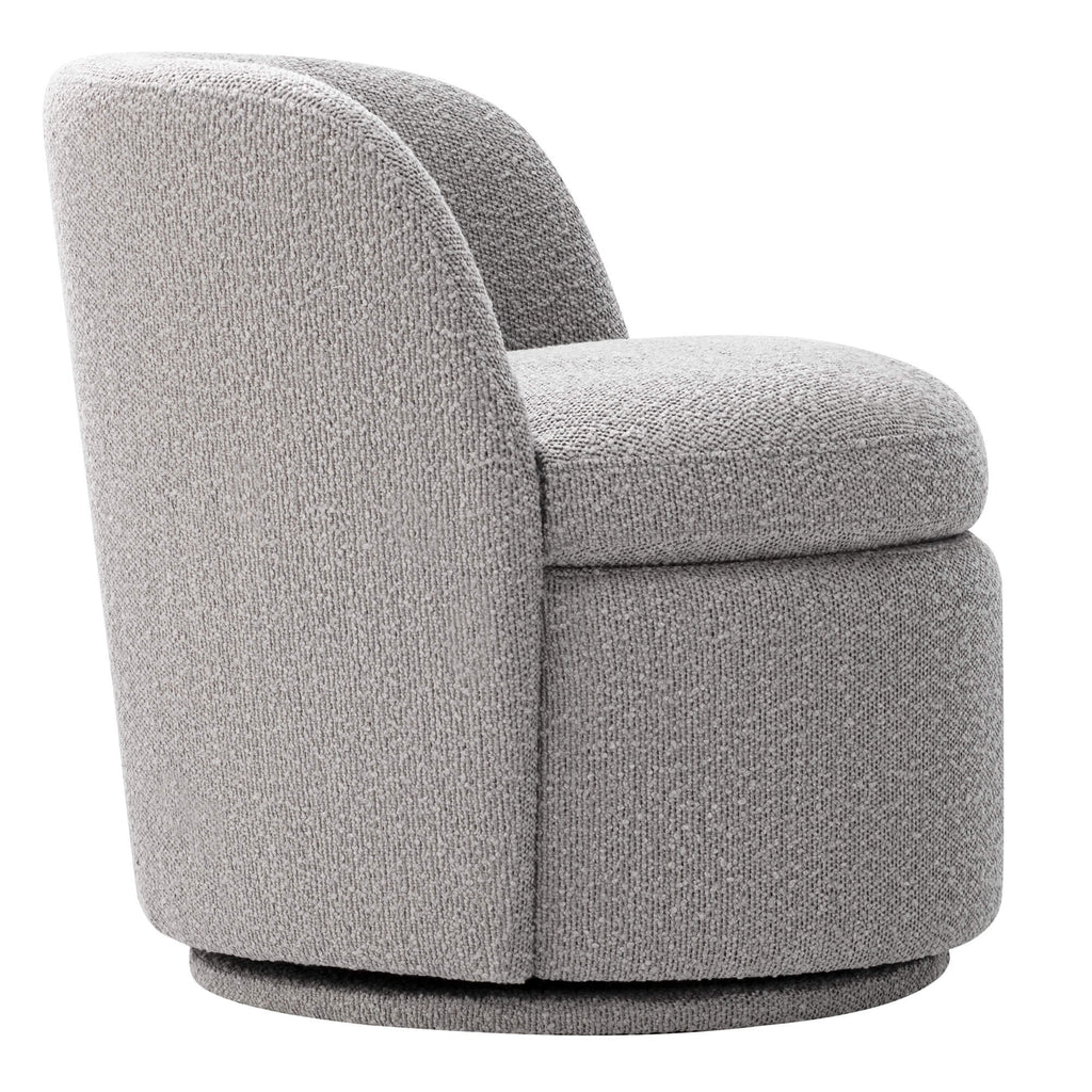 Jolie Performance Boucle Swivel Accent Chair