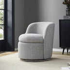 Jolie Performance Boucle Swivel Accent Chair