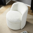 Jolie Performance Boucle Swivel Accent Chair