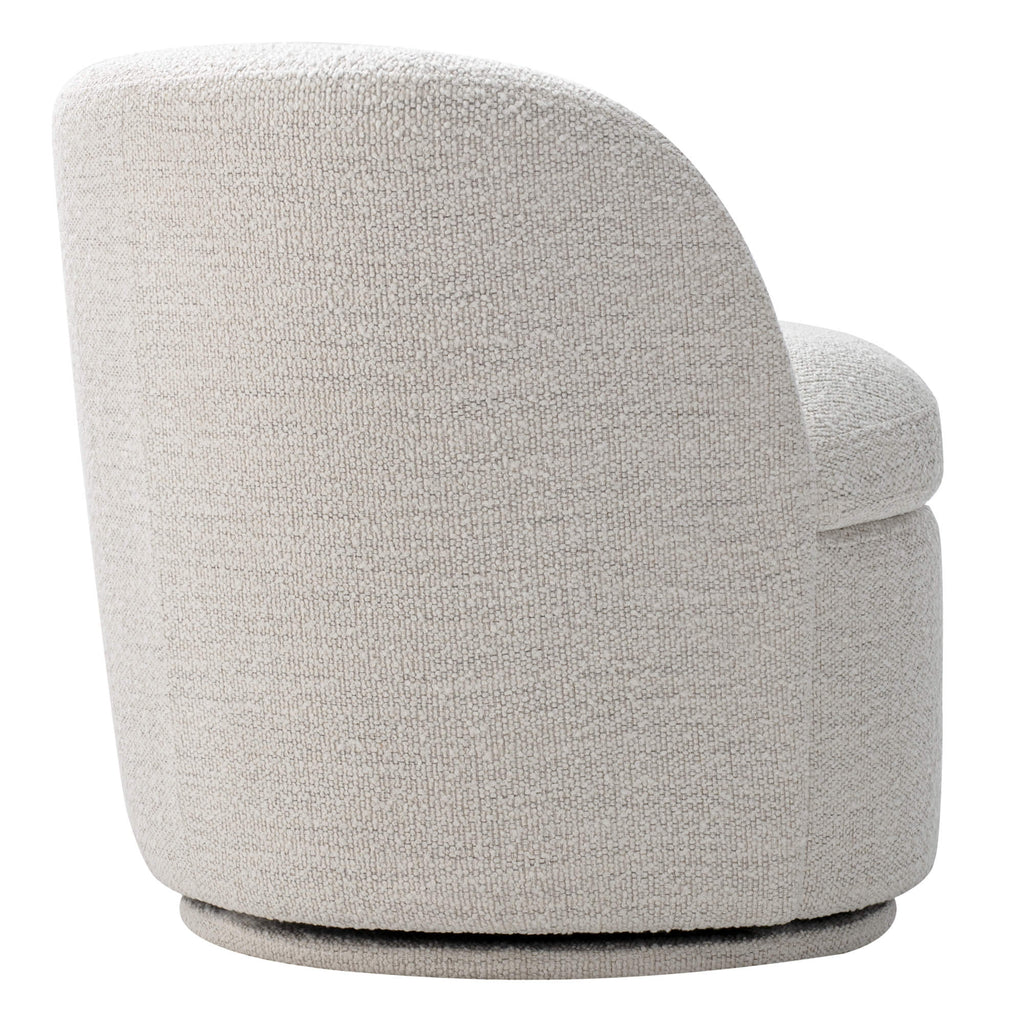 Jolie Performance Boucle Swivel Accent Chair