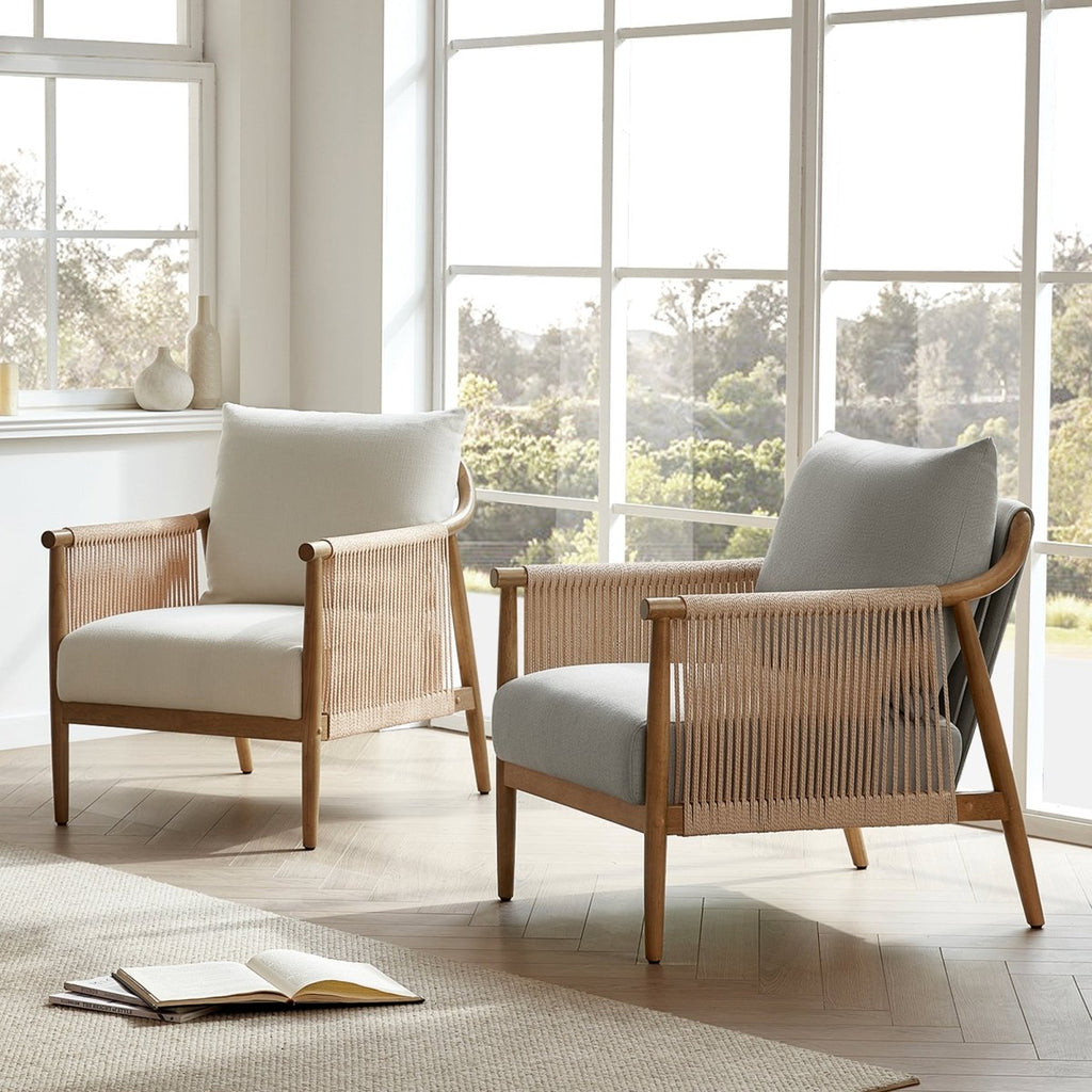 Sienna Modern Rope Accent Chair